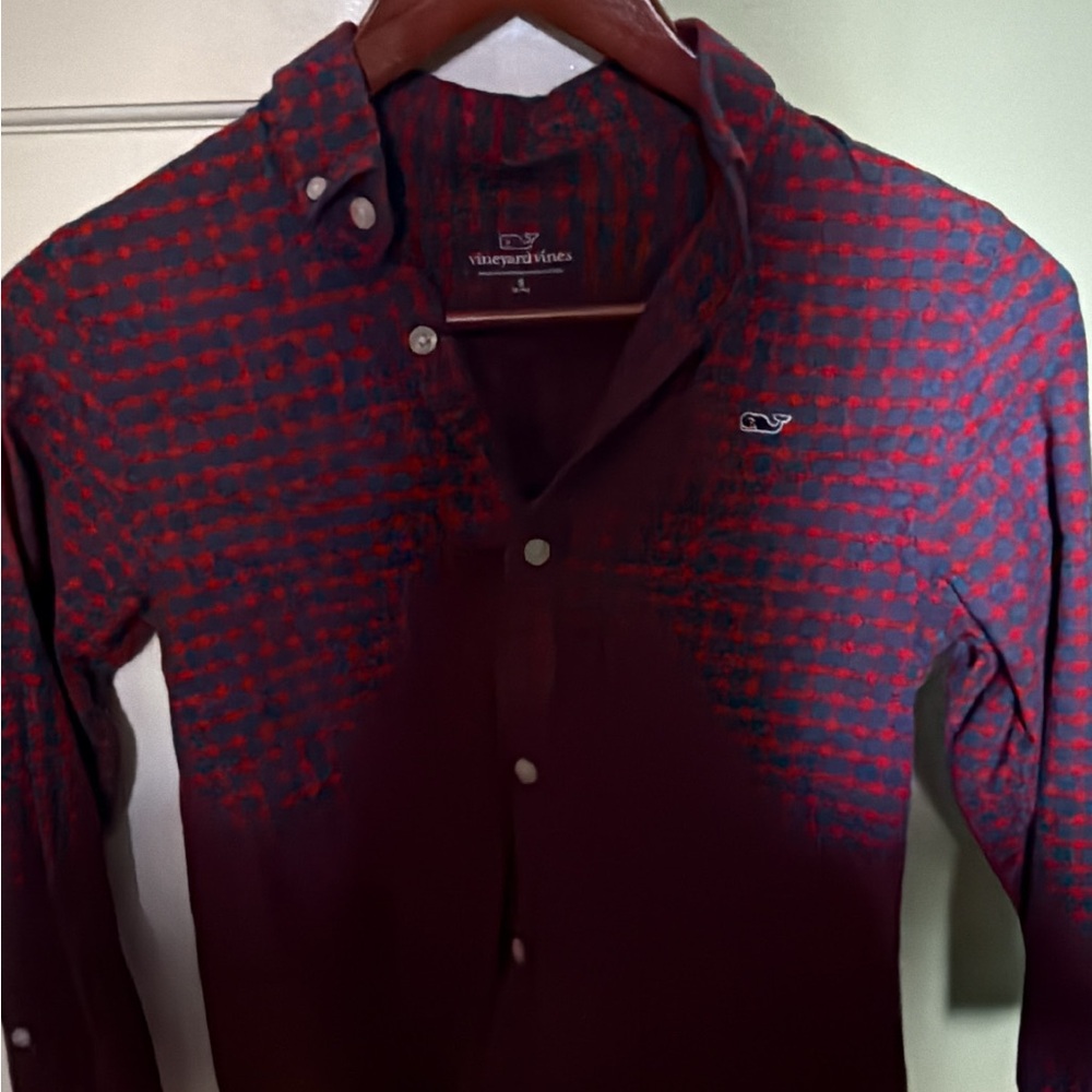 Vineyard Vines   Red Patterned Shirt